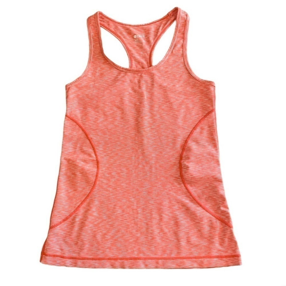 🌺 Zella Nordstrom Orange Workout Racerback Tank Size S